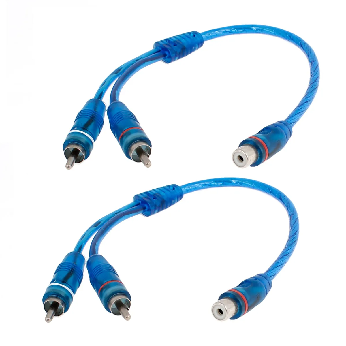 Unique-Bargains Unique-Bargains 2pcs RCA Y Splitter Cable Blue 30cm — product photo