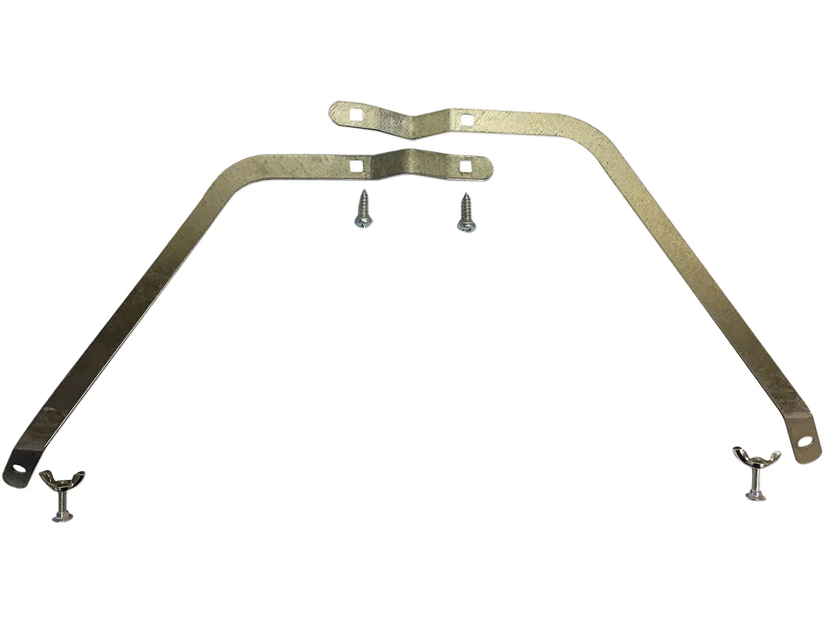 Boardwalk Boardwalk BWK119 Metal Handle Braces Large 24"-48" Floor Sweeps 12" H 17" L 0.75 lbs — product photo