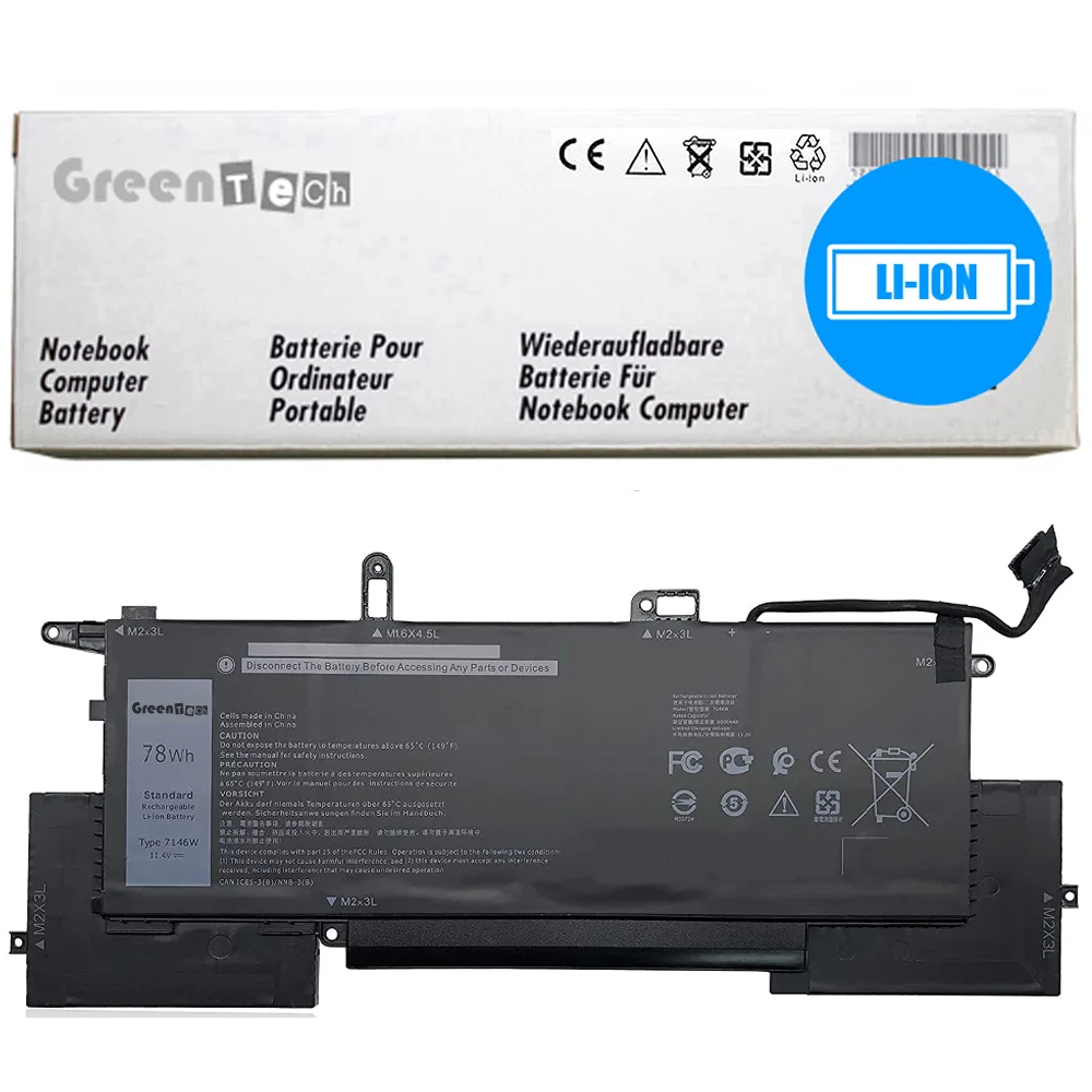 NShi NShi 7146W 11.4V 78Whr 6 Cell laptop battery — product photo