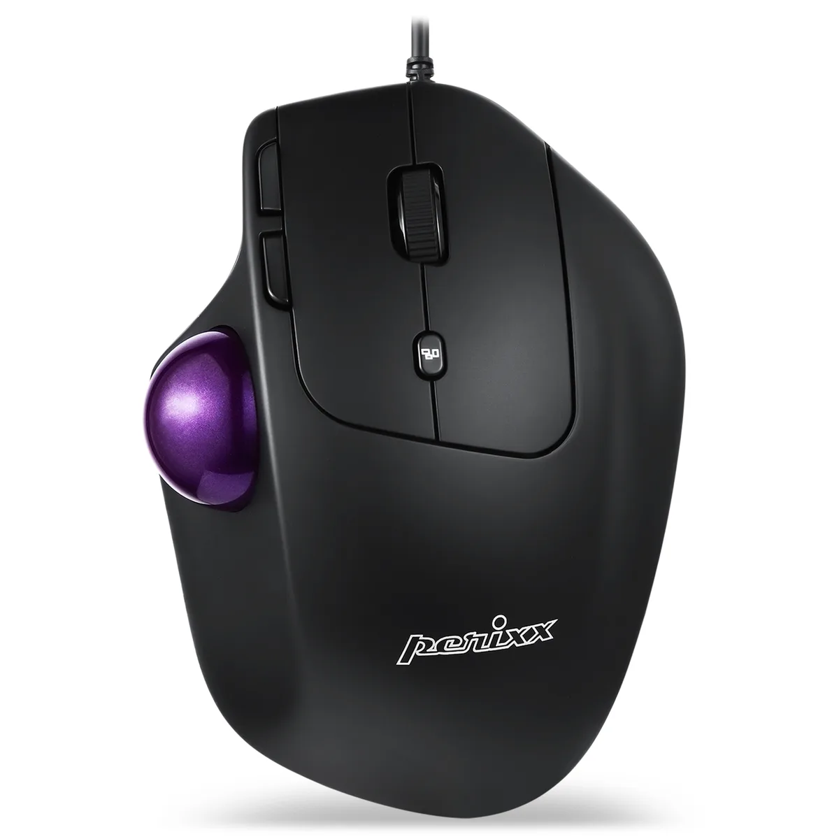 Perixx Perixx PERIMICE-520 Wired USB Ergonomic Trackball Mouse Black — product photo