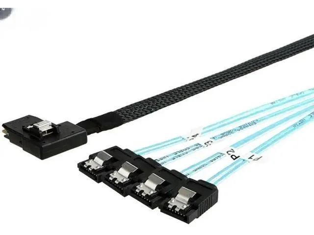 Fervit Fervit Mini SAS SFF8087 to 4Port SATA Female Fanout Cable 3.3FT — product photo
