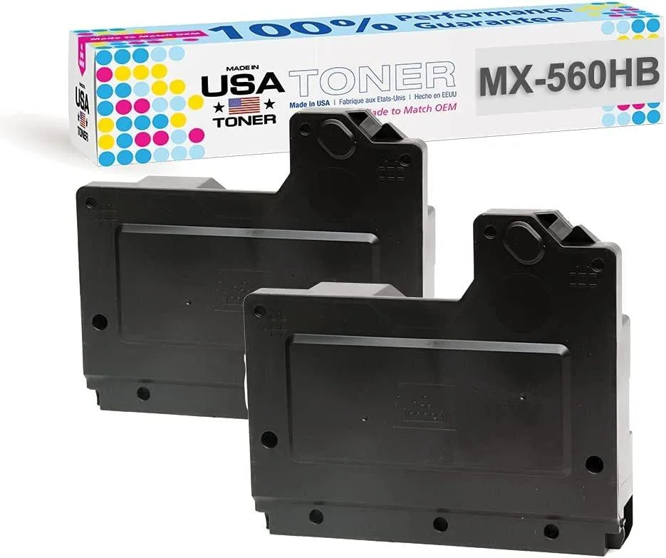 MADE IN USA TONER MADE IN USA TONER Waste Toner Container 2 Pack for Sharp MX-M364/365/464/465/564/565 — product photo