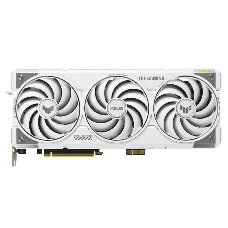 ASUS ASUS TUF GeForce RTX 5070 Ti BTF White 16GB GDDR7 graphics card — product photo