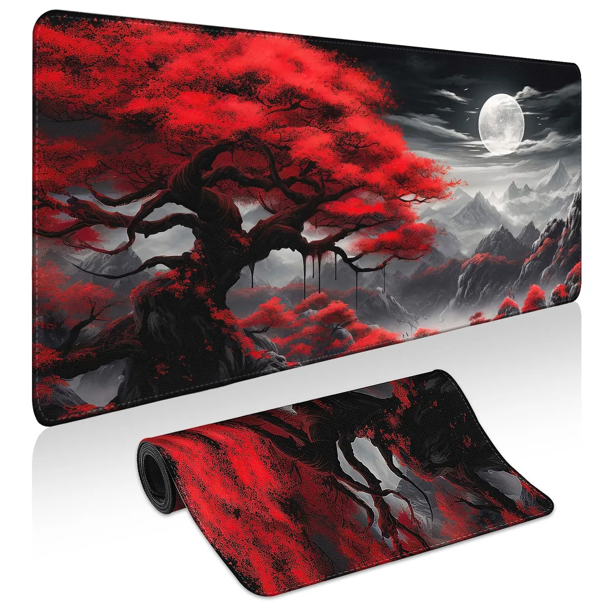  Yuhijoy Full Moon Mouse Pad 31.5 x 11.8 in — product photo