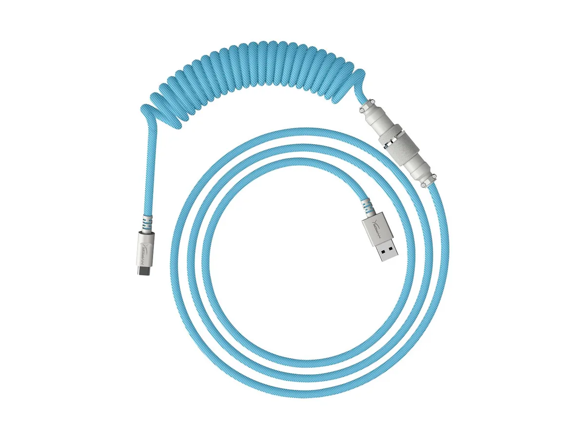 HP HP HyperX USB-C Coiled Cable Light Blue-White gaming keyboard 680 — product photo