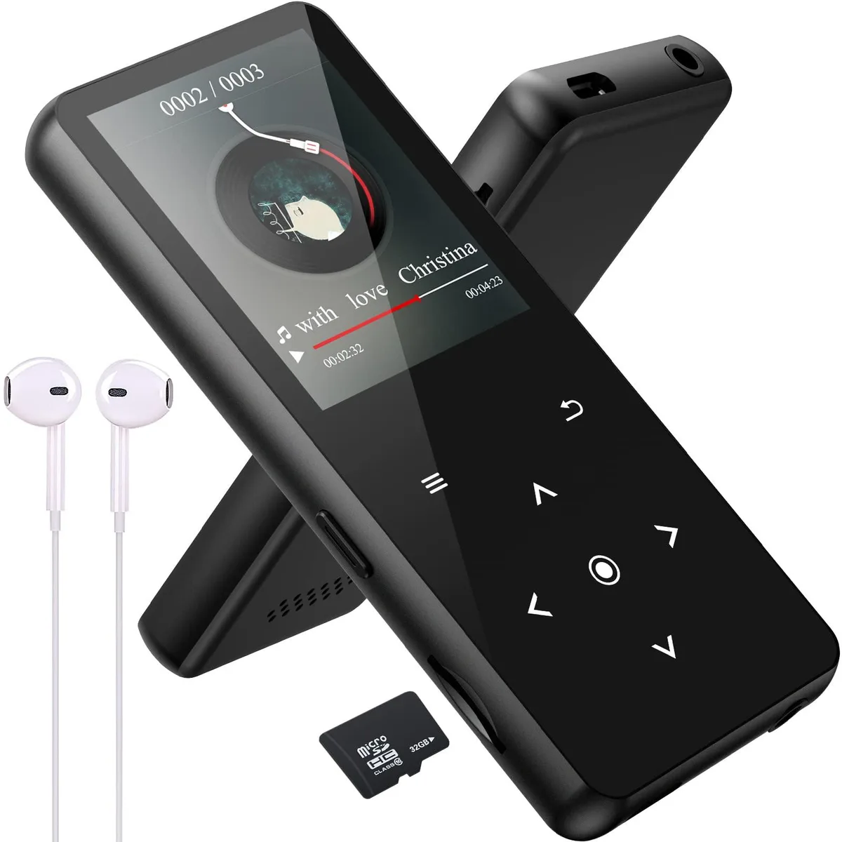  ANVOSCI A20 MP3 Player 32GB Silver Bluetooth 5.0 5.3 — product photo