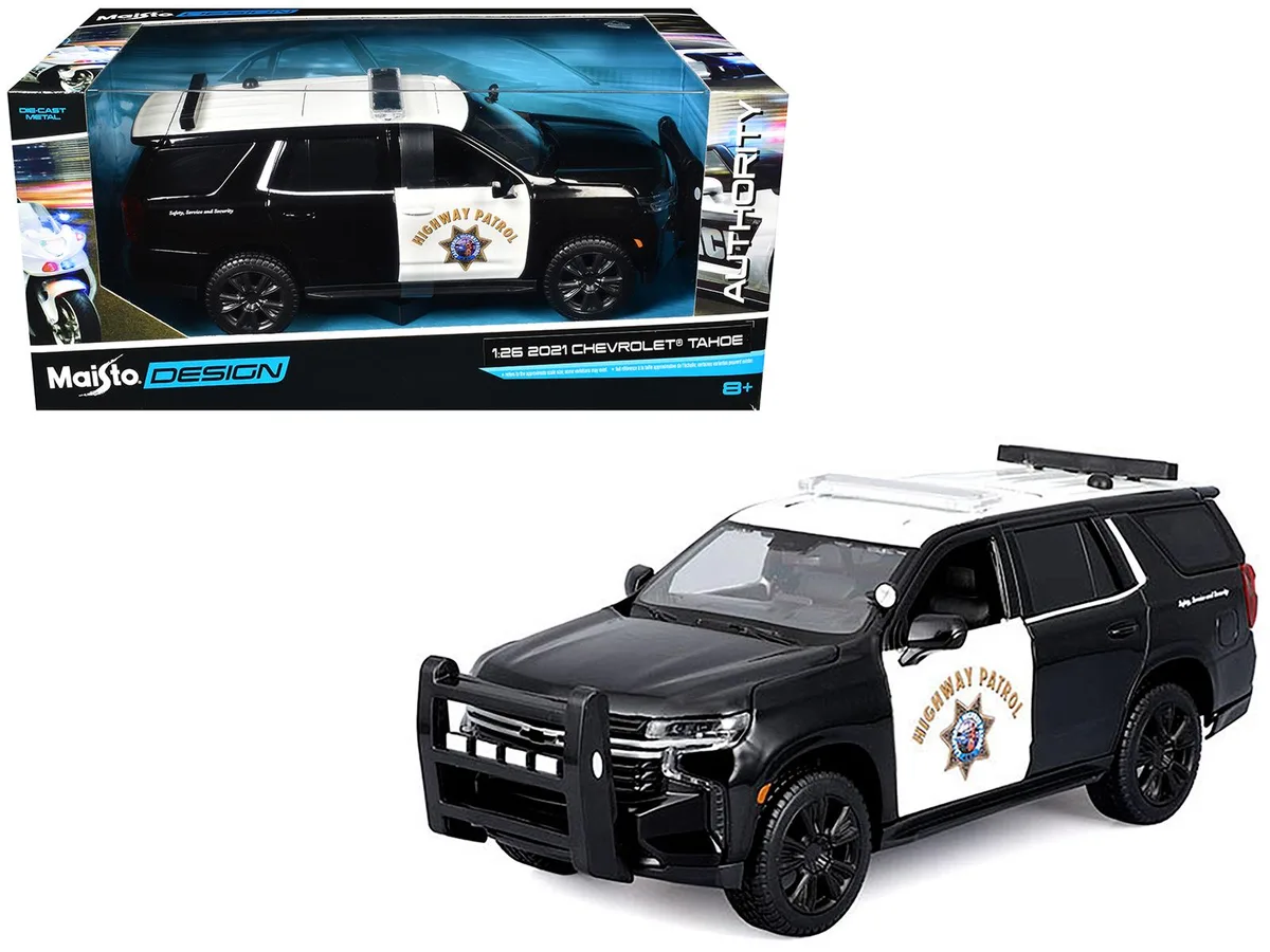 Maisto Maisto 2021 Chevrolet Tahoe California Highway Patrol 1/26 Diecast — product photo