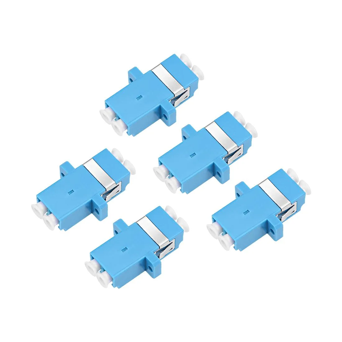 Unique-Bargains Unique-Bargains LC to LC Duplex Fiber Adapter 22mm 5pcs — product photo