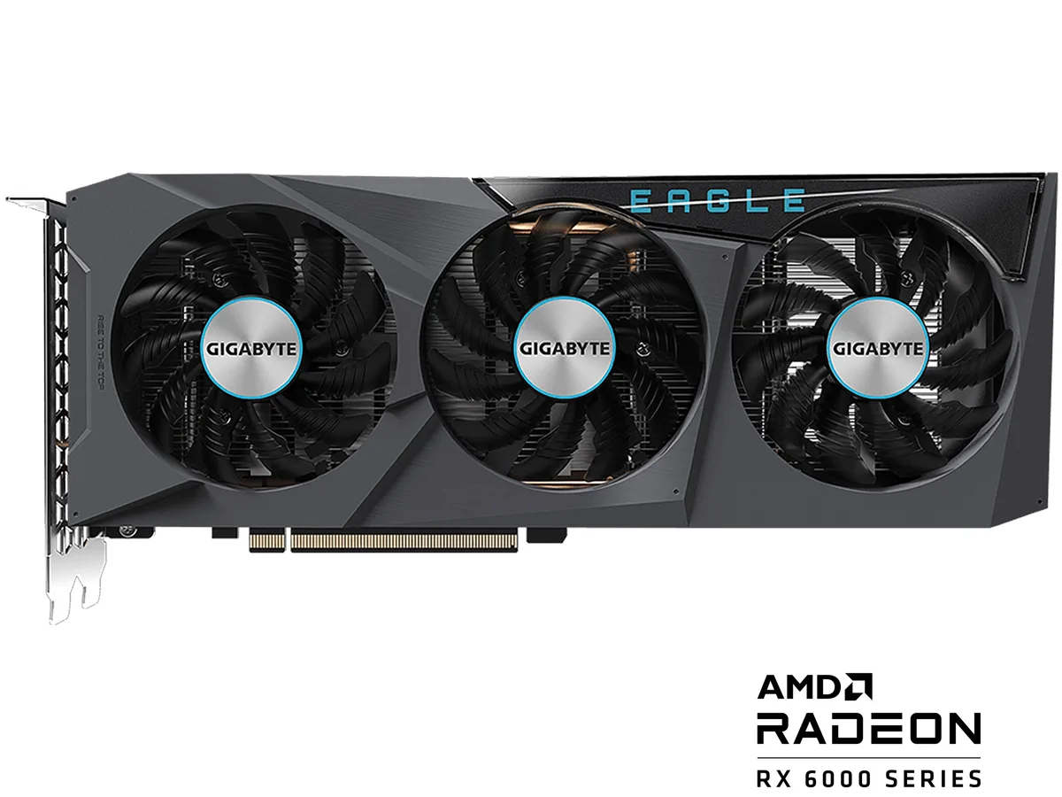 GIGABYTE GIGABYTE Radeon RX 6600 XT EAGLE 8G GV-R66XTEAGLE-8GD graphics card — product photo