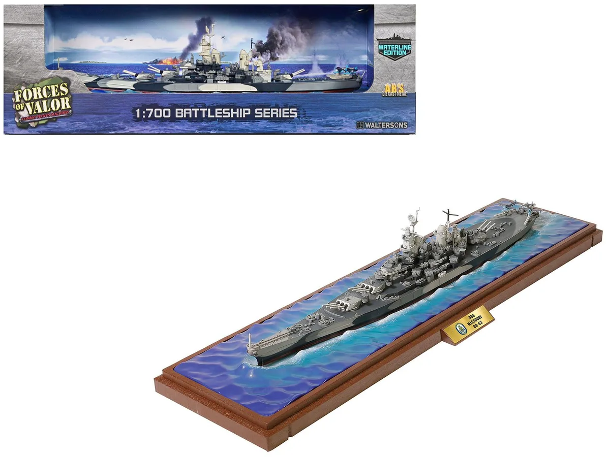 Forces Of Valor Forces Of Valor USS Missouri BB-63 Iowa-class 1/700 Diecast hobby collectible — product photo
