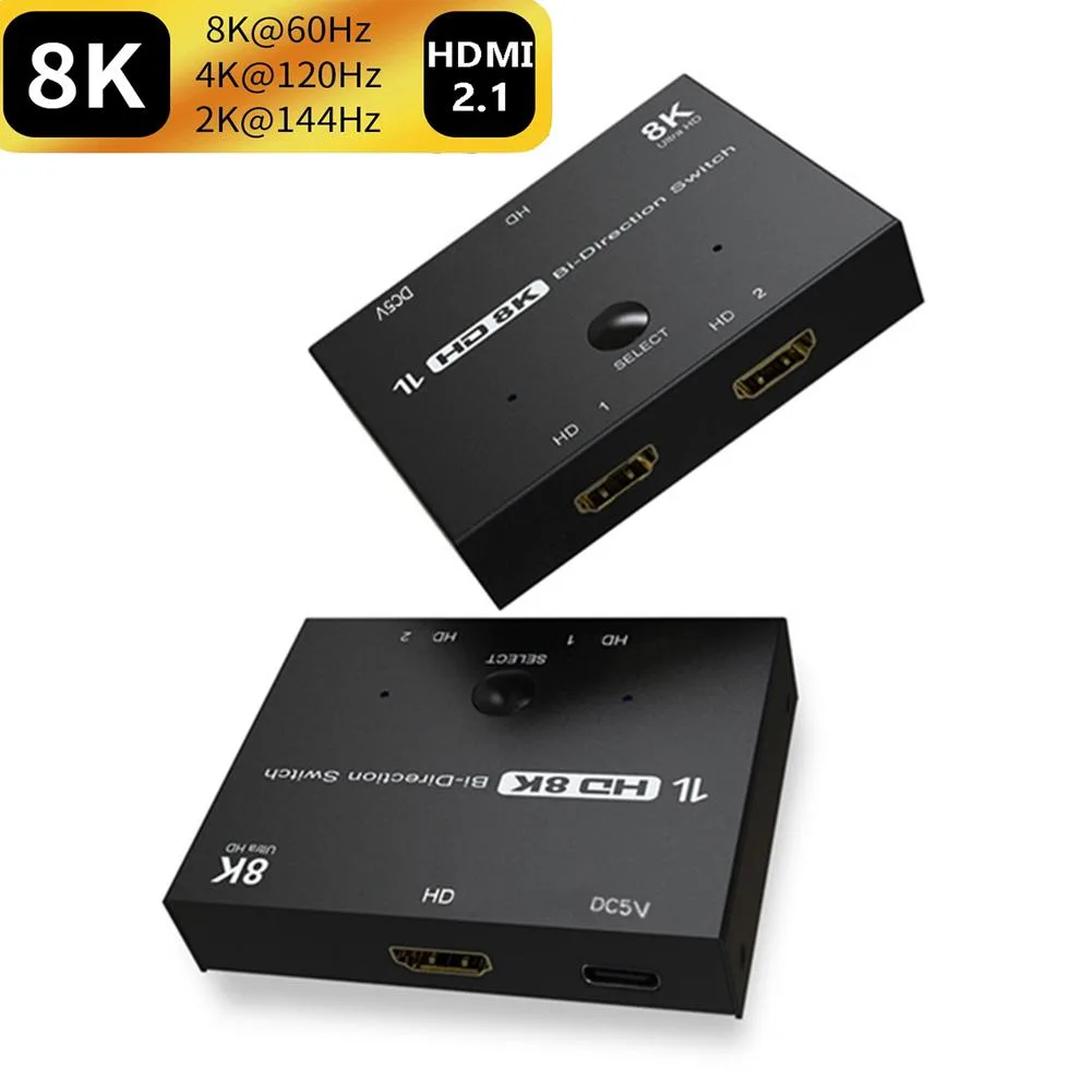 Jansicotek Jansicotek Bi-Directional 8K HDMI Switcher/Splitter 48Gbps 8K@60Hz 4K@120Hz — product photo