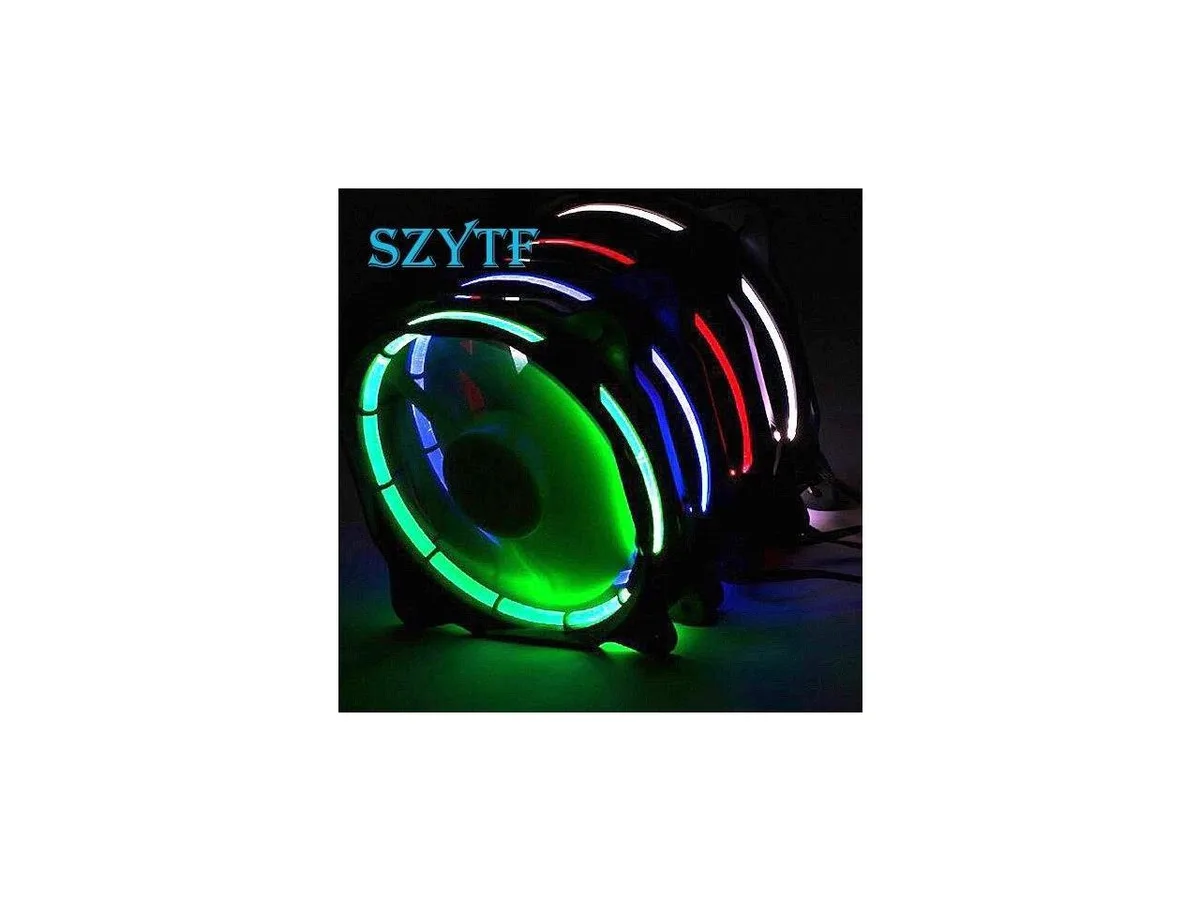 Fans Fans Solar Eclipse 12CM Case Fan 12V .2A 3PIN + D-Type Double Connector — product photo