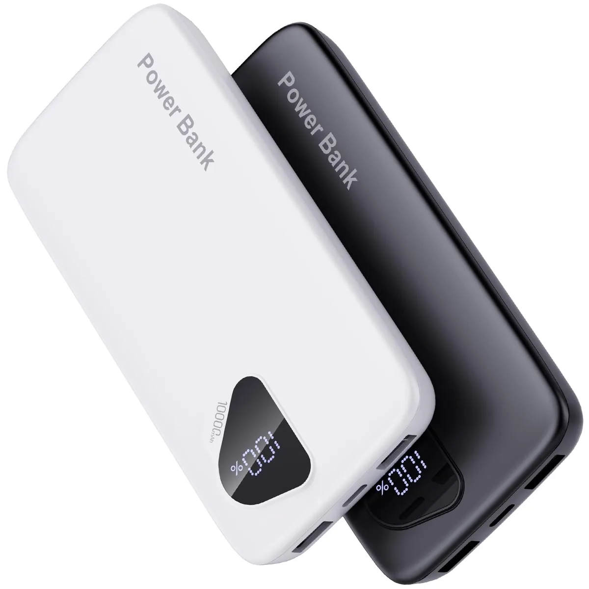 FancyBean M7 10000mAh Power Bank 2-Pack Black&White — product photo