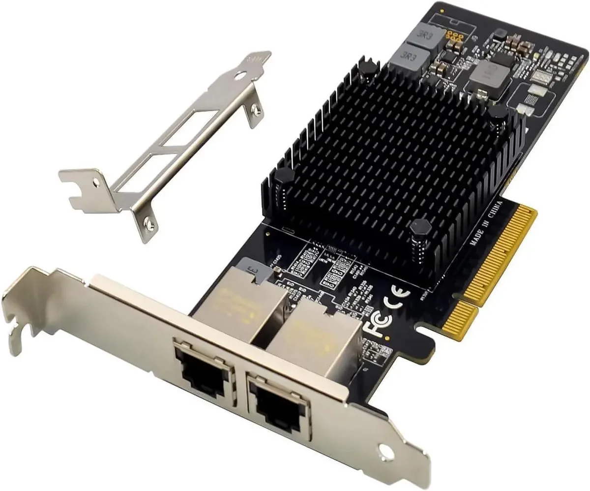 SMUGDESK SMUGDESK ST7280-X550AT2 Dual Port 10GBASE-T PCIe 3.0 x8 Network Card — product photo