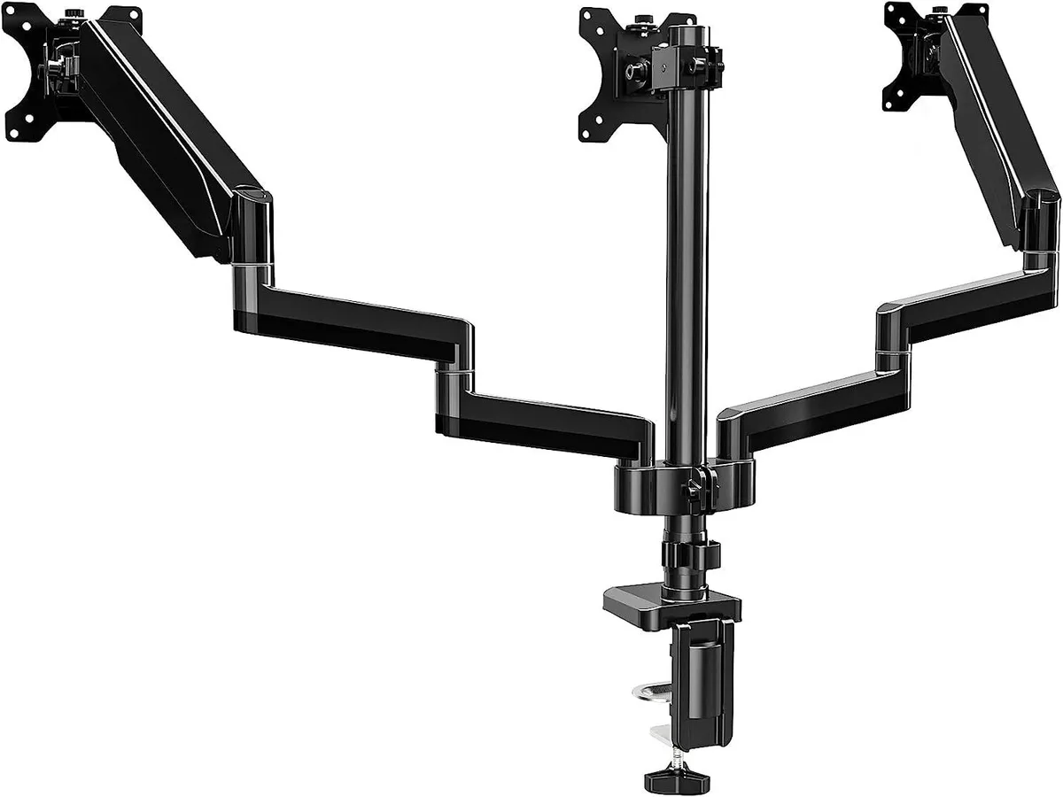 BFKK BFKK Triple Monitor Mount Gas Spring 17-27" 17.6lbs VESA 75/100mm monitor accessory — product photo