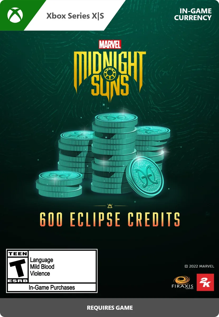 2K GAMES 2K GAMES 7F6-00518 Marvel's Midnight Suns 600 Eclipse Credits downloadable game — product photo