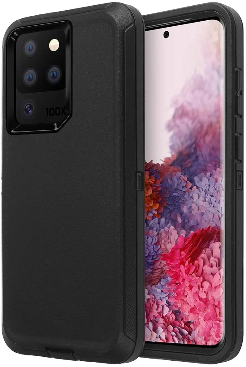 AICase AICase Tough+ Full Body Rugged Case for Samsung Galaxy S20 Ultra Black — product photo