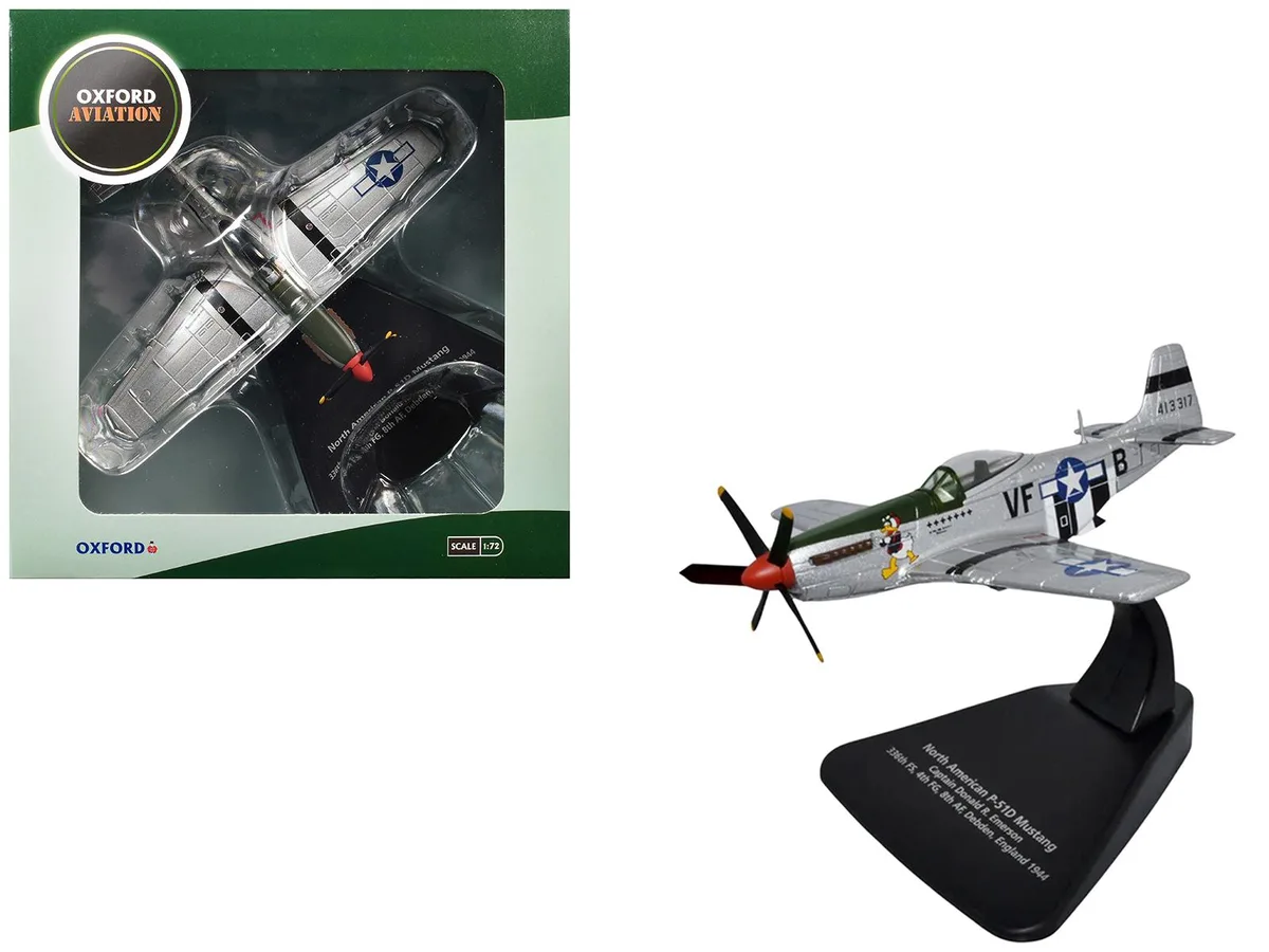 Oxford Diecast Oxford Diecast P-51D Mustang "England" 1944 1/72 Diecast Model — product photo