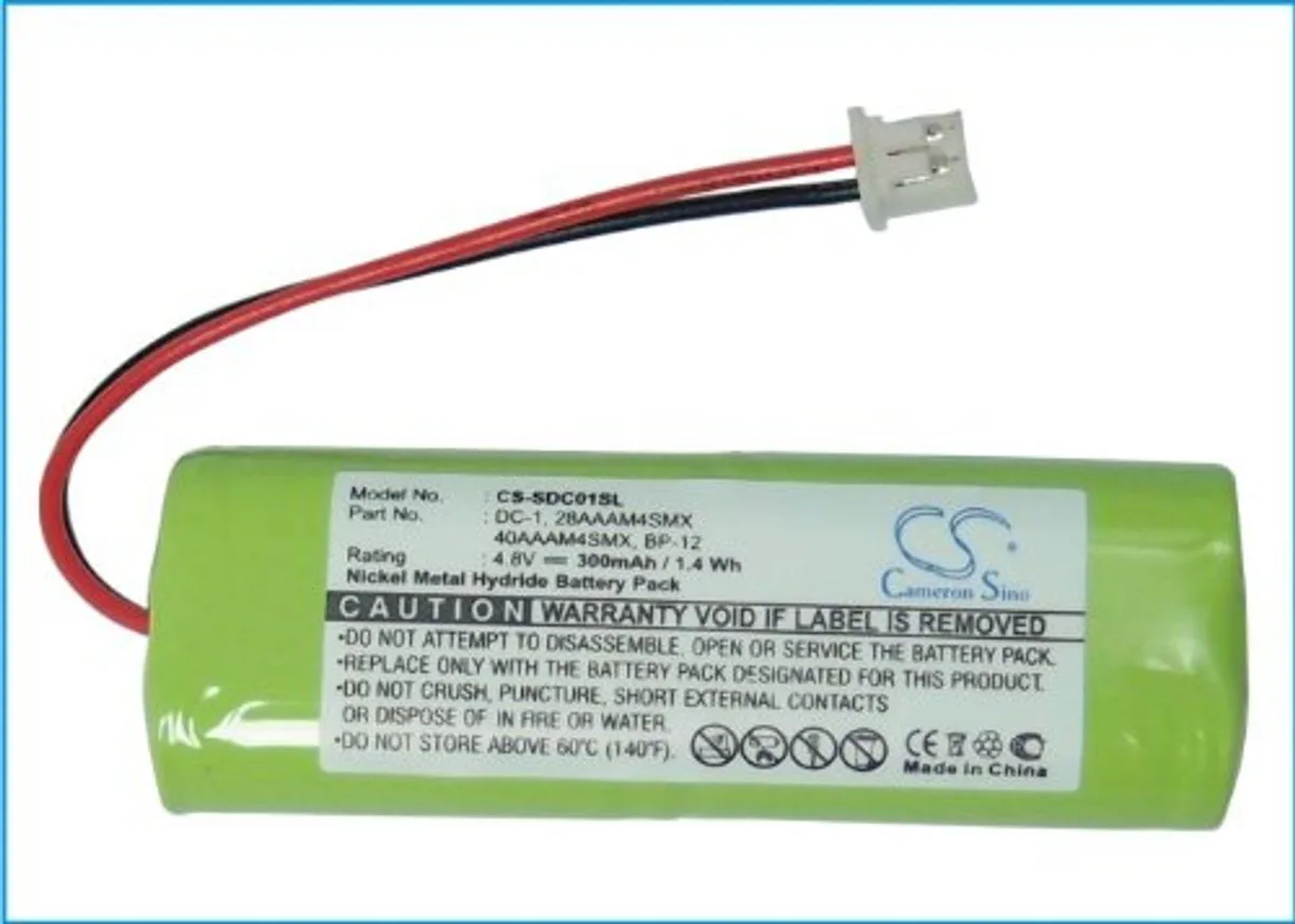 Cameron Sino Battery for DT Systems H2O 1810 1812 1813 1820 1822 1823 1830 1832 300mAh — product photo