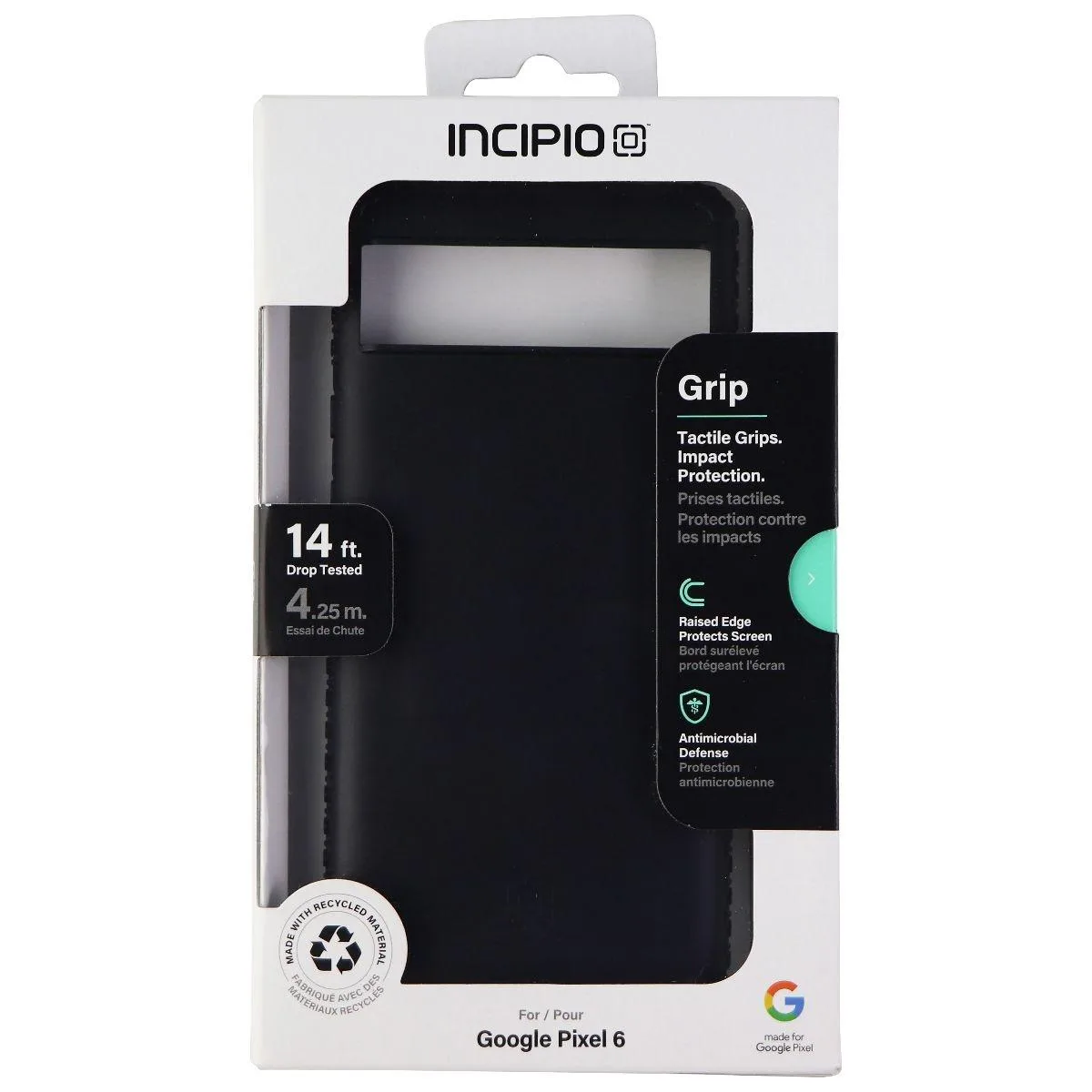Incipio Incipio Grip Series Hardshell Case for Google Pixel 6 - Black — product photo