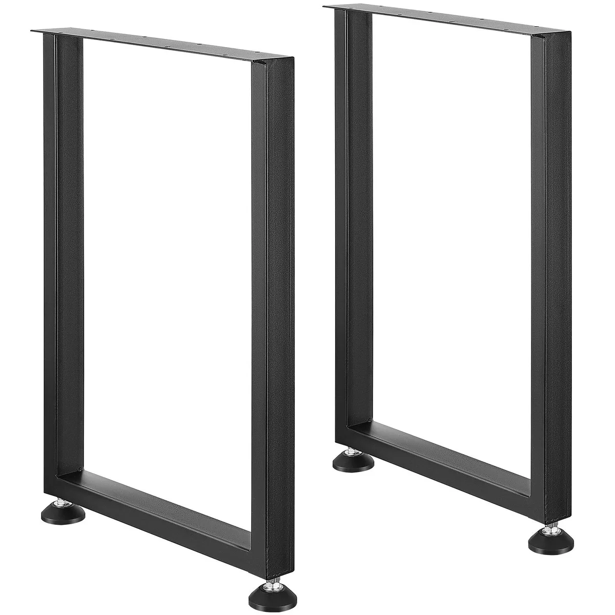 VEVOR VEVOR T6164-28 28 Inch Adjustable Furniture Legs Set of 2 Black — product photo
