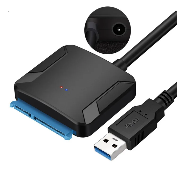HANNORD HANNORD USB 3.0 to SATA Adapter Cable 2.5" 3.5" SSD/HDD 40cm 5Gbps 22-pin — product photo