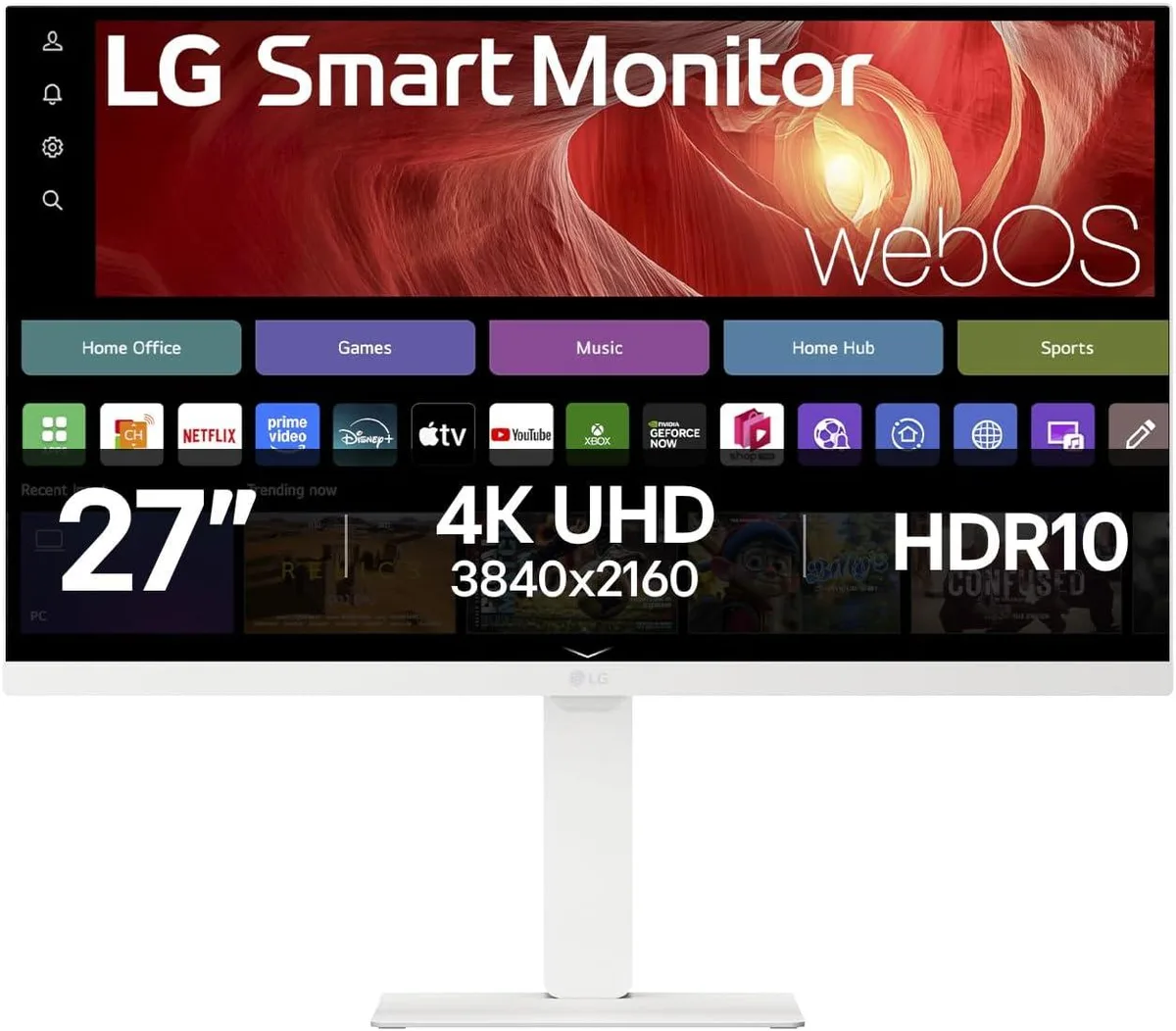 LG Electronics LG Electronics 27U730SA-W 27" 4K 60Hz IPS webOS Smart Monitor — product photo