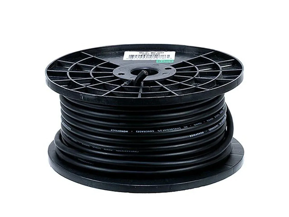 Monoprice Inc. Monoprice 105978 Professional Microphone Bulk Cable 16AWG 100ft Black — product photo