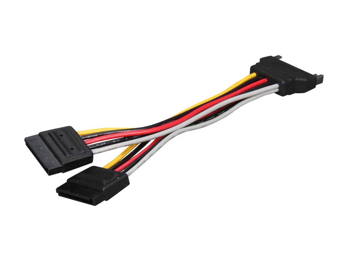 STARTECH STARTECH PYO2SATA 6in SATA Power Y Splitter Cable 19g — product photo