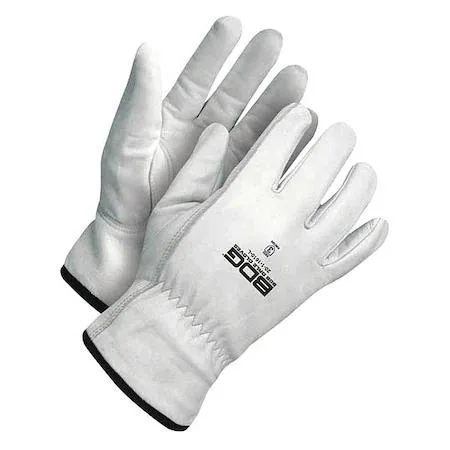 BDG BDG 20-1-1610-XL leather drivers gloves, keystone thumb, shirred cuff — product photo