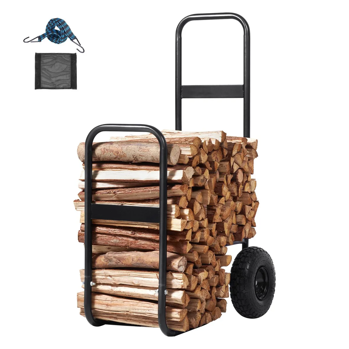 VEVOR VEVOR FC1359-SYT Firewood Log Cart 250 lbs Black — product photo