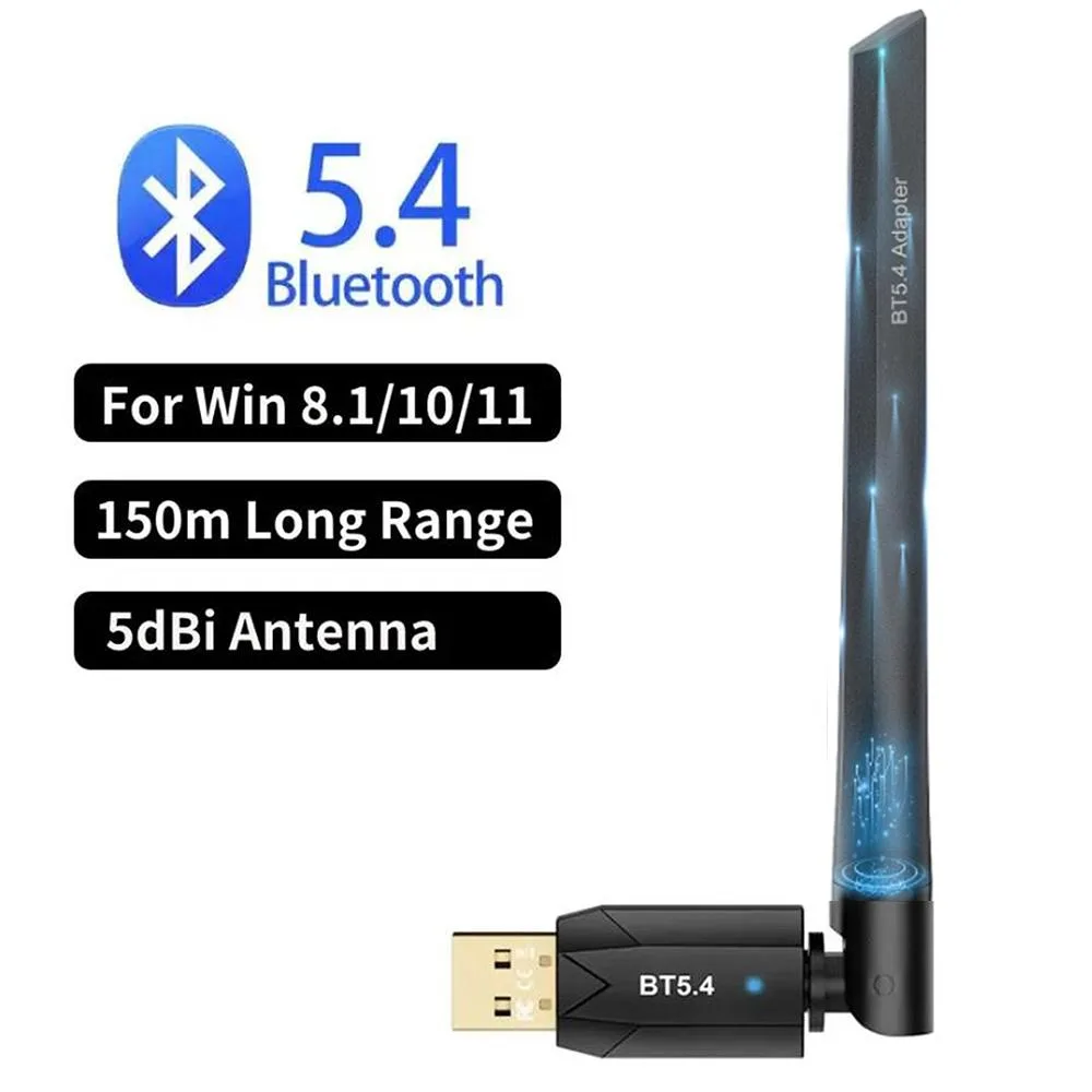 Hitoor Hitoor 5.4#Q2562_B Bluetooth 5.4 USB Adapter with Rotating Antenna — product photo