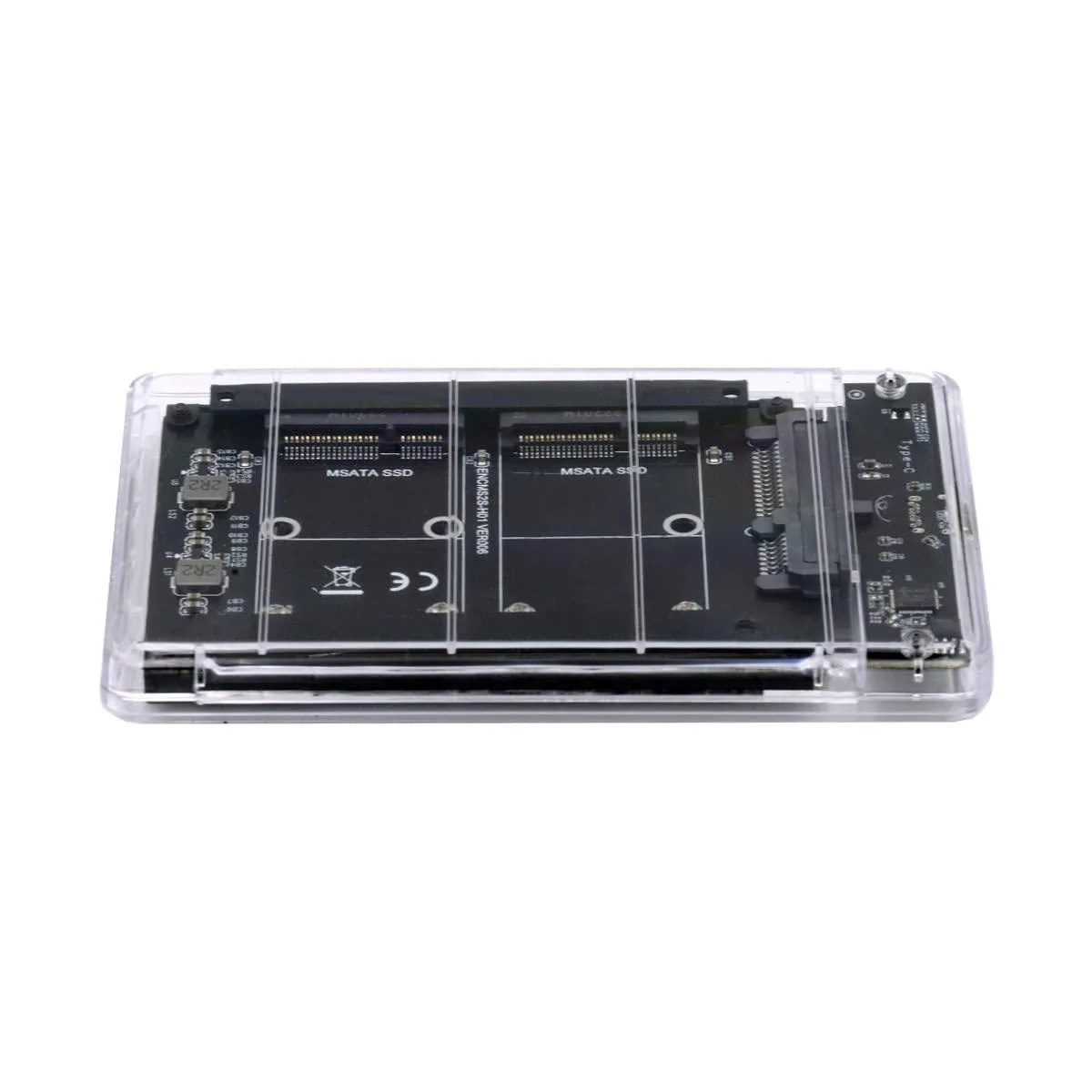 Vszerda Vszerda Dual mSATA JBOD RAID0 Bridge USB 3.0 Type-C 2.5 SATA Cable — product photo