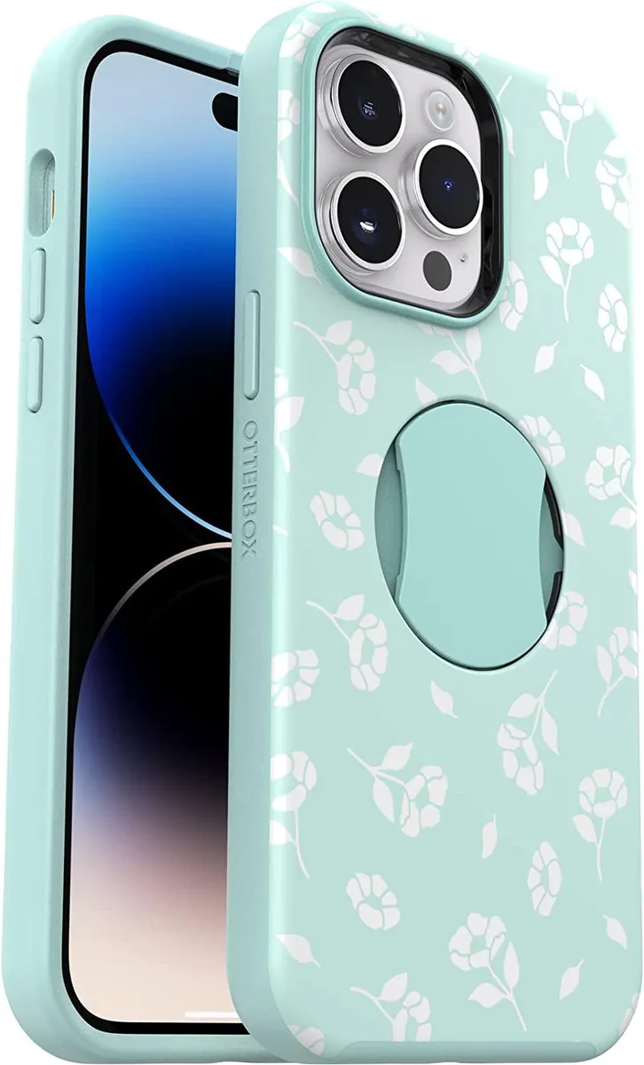 OtterBox OtterBox OtterGrip Symmetry Series iPhone 14 Pro Case Poppies By The Sea — product photo