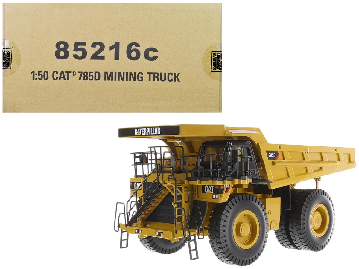 DieCast Masters DieCast Masters CAT 785D Mining Truck 1/50 Yellow with Operator Core Classics — product photo