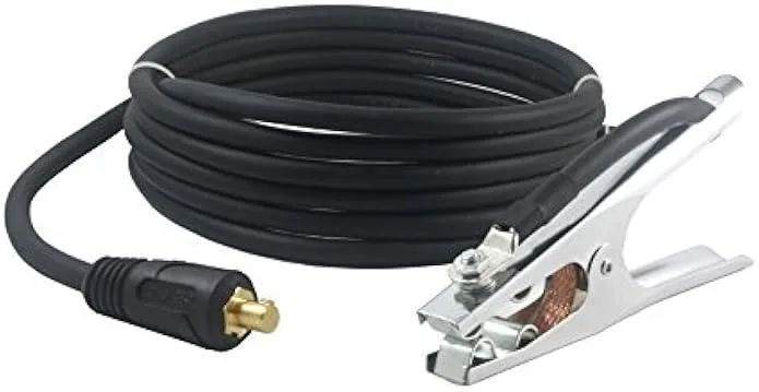TAURKENAM TAURKENAM welding ground clamp lead 300 Amp 60% duty 15 ft Dinse 35-70 #1 AWG — product photo