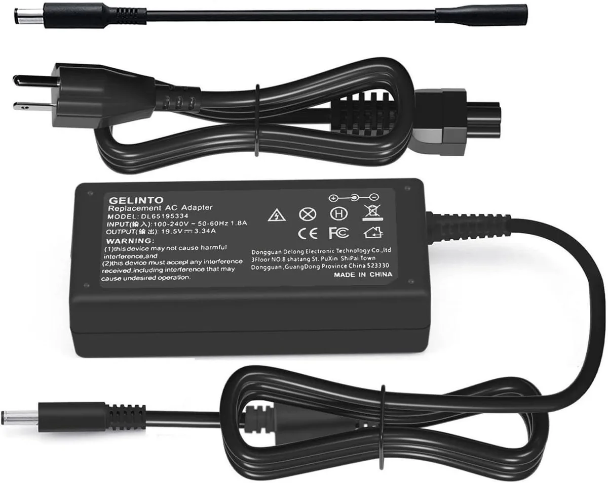 FLEANE FLEANE 65W/45W laptop charger 19.5V 3.34A 65W 4.5mm×3.0mm tip — product photo