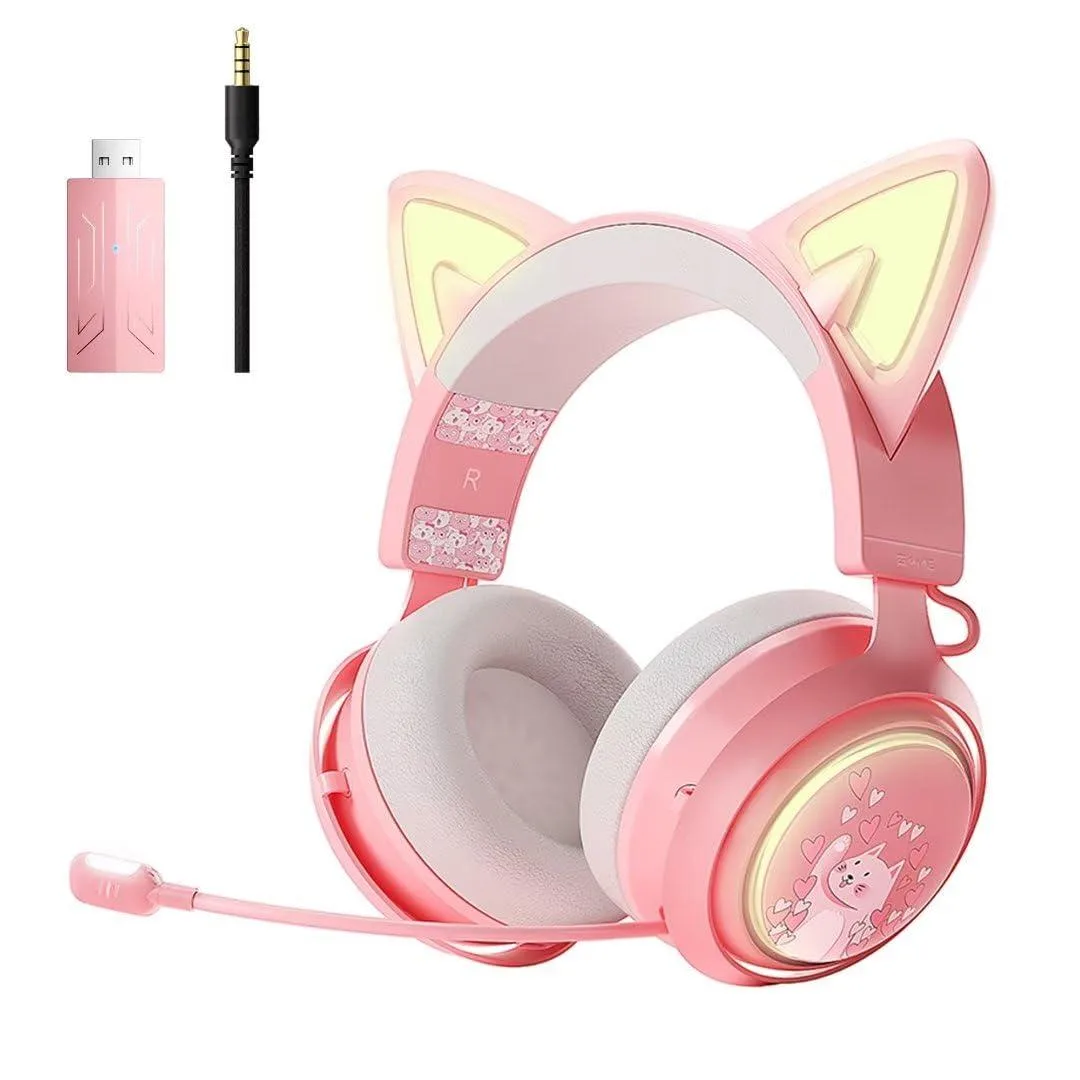  Mi GS510 Pro Pink Wireless Gaming Headphones 50mm 7.1 ANC — product photo