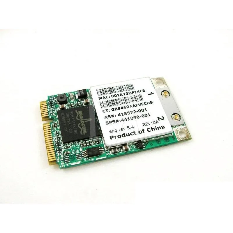 HP HP 441090-001 Broadcom 4311BG WiFi Adapter PCIe Mini Card — product photo