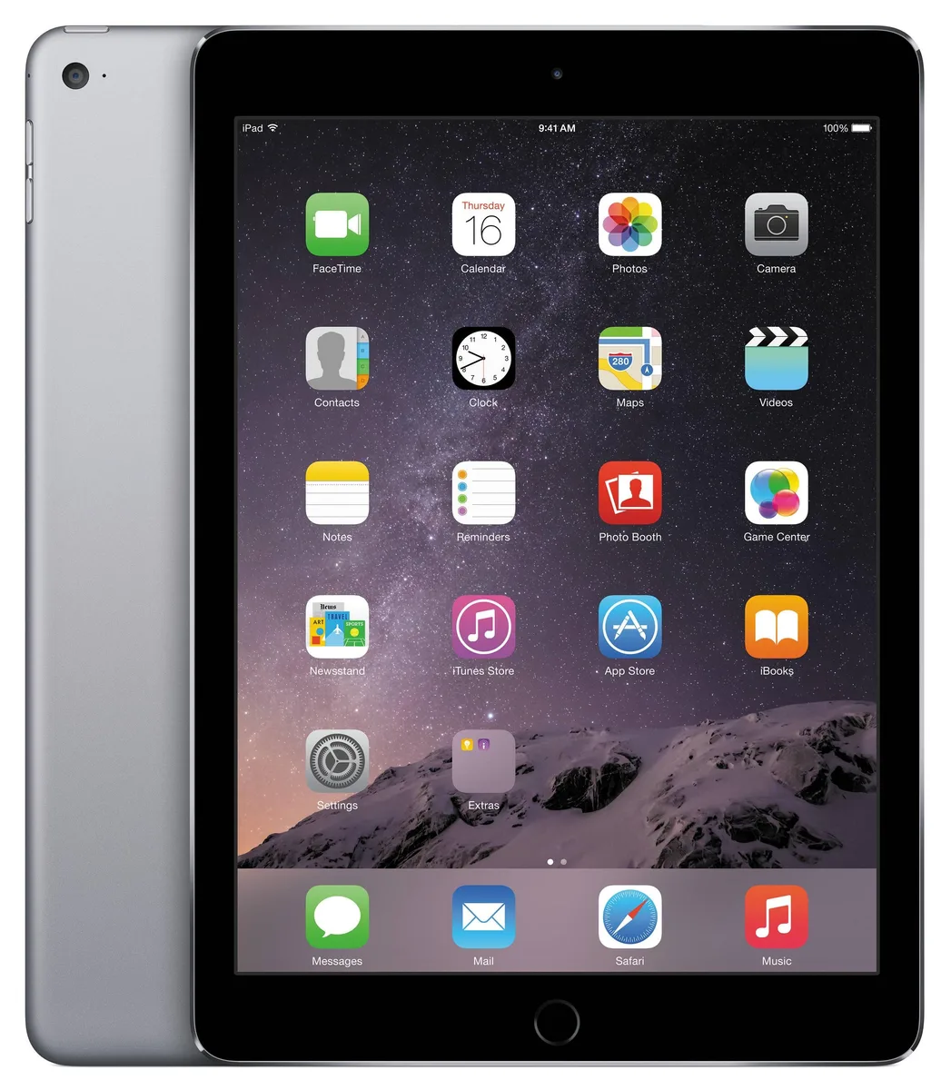 Apple Apple iPad Air 2 MGL12LL/A CRB 9.7" 16GB Space Gray refurbished tablet — product photo