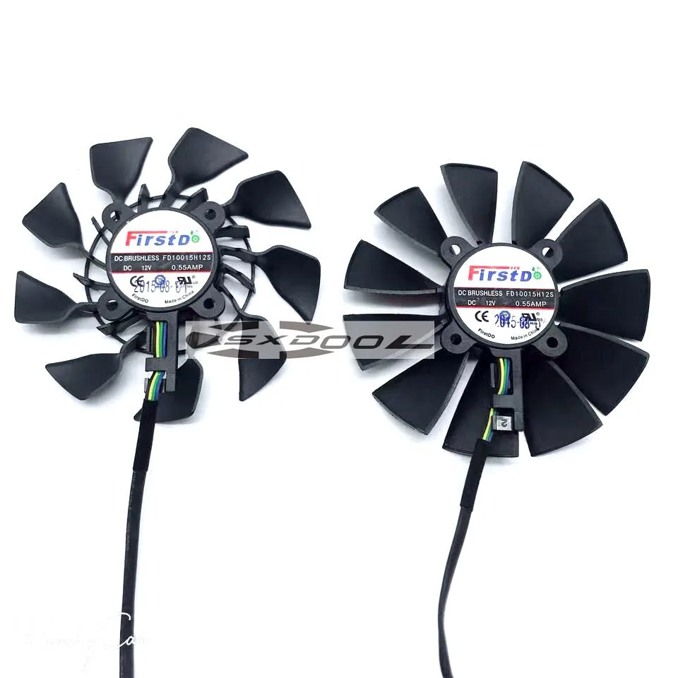 SXDOOL SXDOOL FD10015H12S dual-fan vga cooling for ASUS GTX780/780TI R9280/290/280X/290X — product photo