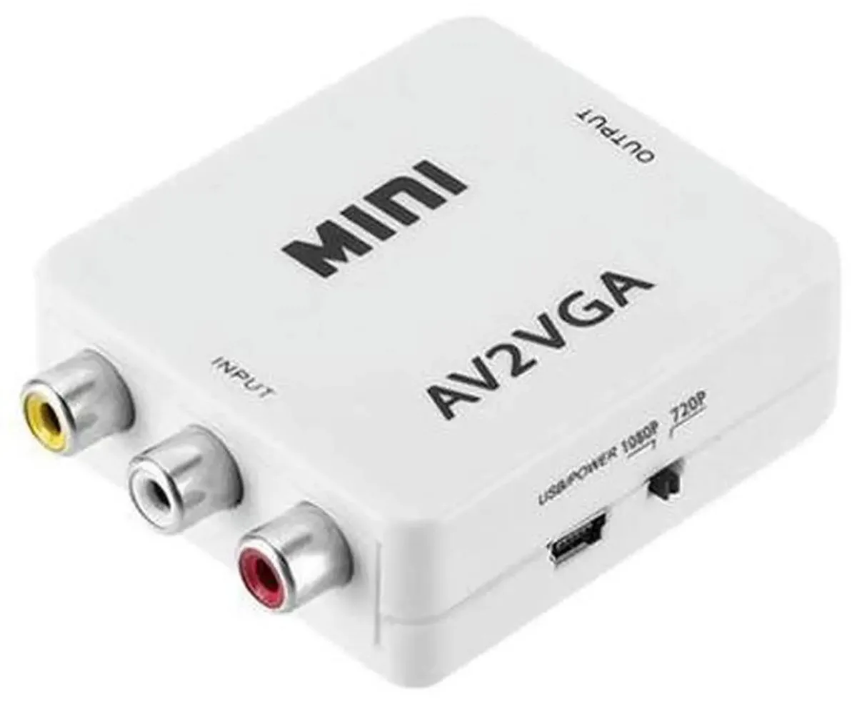 SMUGDESK SMUGDESK Portable AV RCA CVBS to VGA Video Adapter — product photo