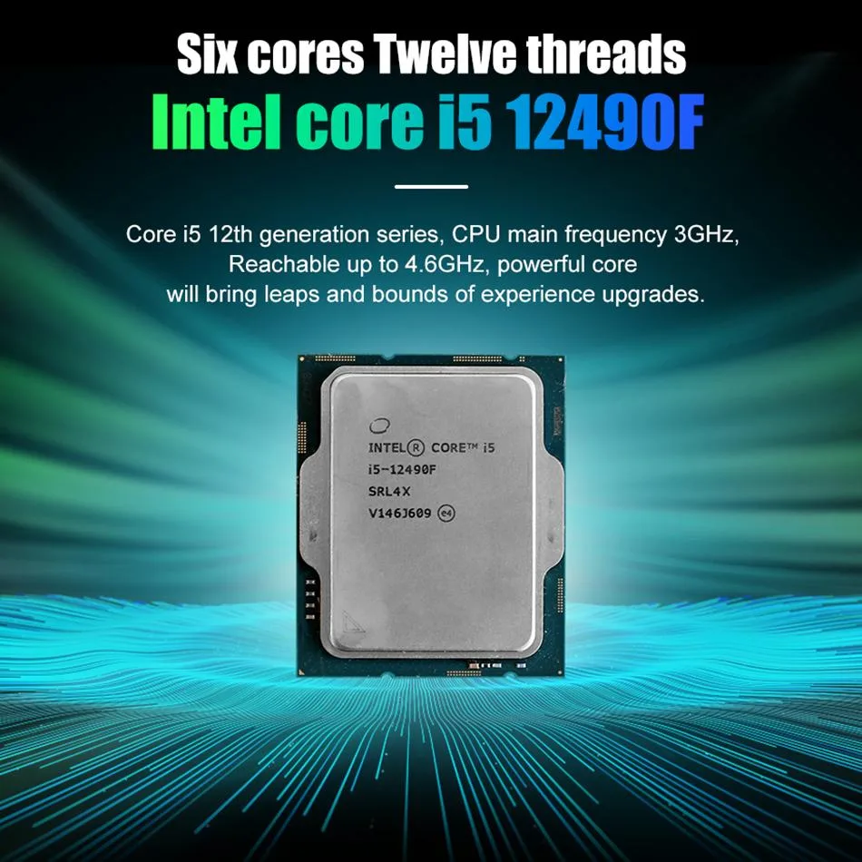 Intel Intel Core i5-12490F Game Special Edition desktop processor — product photo