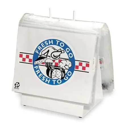 Zoro Select Zoro Select 3CUC4 Food Bag Flip Top 7 1/2 in 0.5 mil 2000 Count — product photo