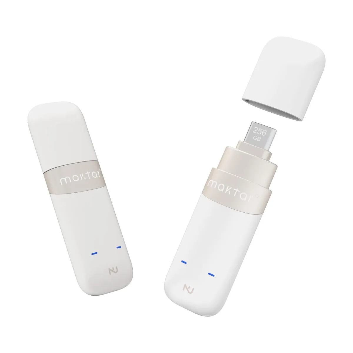 Maktar Maktar Nukii 256GB Encrypted Flash Drive 2 in 1 accessory — product photo
