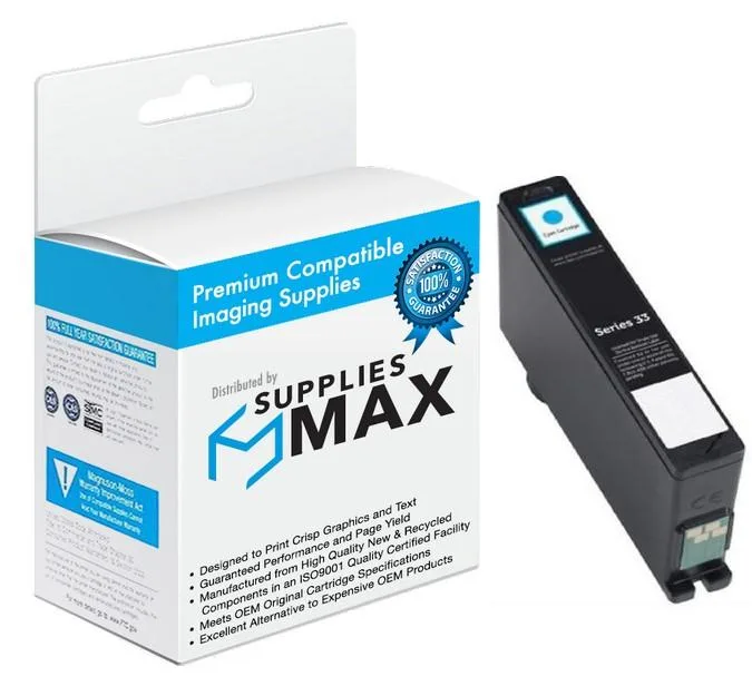 SuppliesMax SuppliesMax Dell 331-7378 Cyan High Yield Inkjet Cartridge 700 Pages — product photo