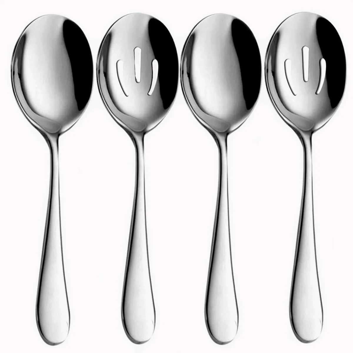  OXO Serving Spoon-002 24-Piece Cutlery Set, 18/8 Stainless Steel, 8.7 Inches — product photo
