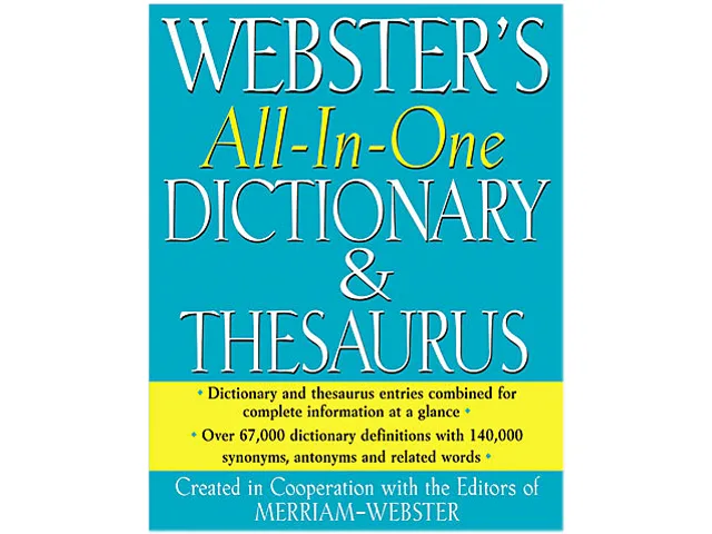 Merriam Webster Merriam Webster FSP0471 Dictionary Thesaurus Hardcover 768 Pages — product photo