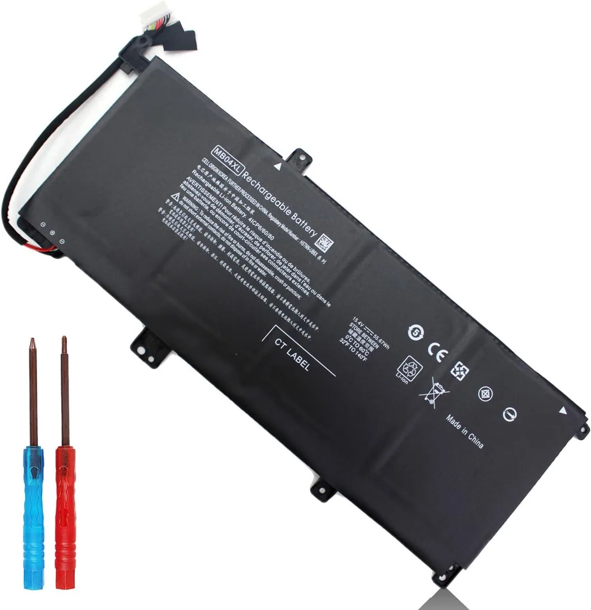 FOCUSTEC FOCUSTEC MB04XL 55.67Wh 15.4V 4-cell laptop battery — product photo