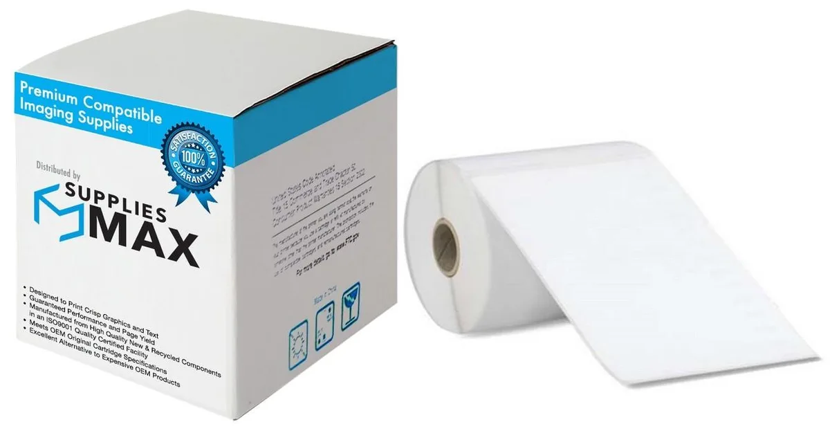 SuppliesMax SuppliesMax Compatible Labels for Dymo 1744907 White 220 Labels — product photo
